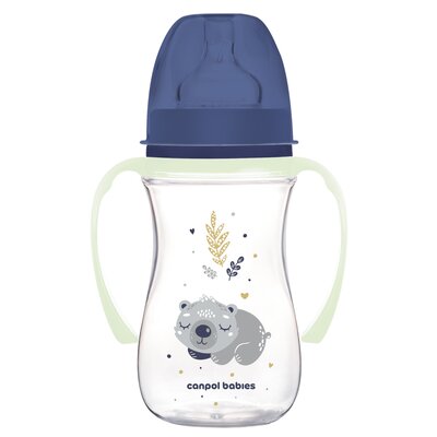 Butelka CANPOL BABIES EasyStart Sleepy Koala 240 ml Niebieski