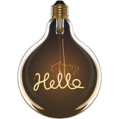 Żarówka LED CELLULARLINE Fancy Bulb Hello Żółty 2W E27