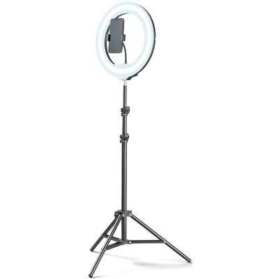 Lampa pierścieniowa CELLULARLINE Selfie Ring Pro Czarny