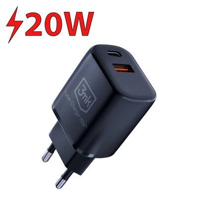 Ładowarka sieciowa 3MK Hyper Charger 20W Czarny