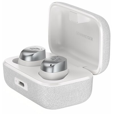 Słuchawki dokanałowe SENNHEISER Momentum 4 ANC Srebrny