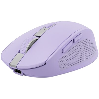 Zdjęcia - Myszka Trust Mysz  Ozaa Compact Wireless Fioletowy Ozaa Fioletowy 