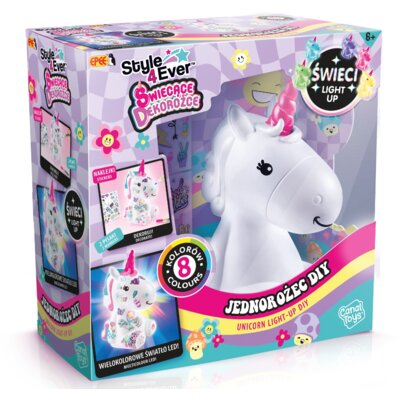 Zestaw kreatywny EPEE Świecące Dekorożce Jednorożec Diy EP60046