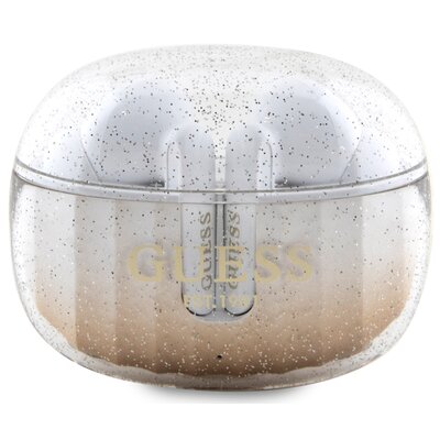 Słuchawki dokanałowe GUESS Glitter Gradient GUTWSHDGKEED Złoty