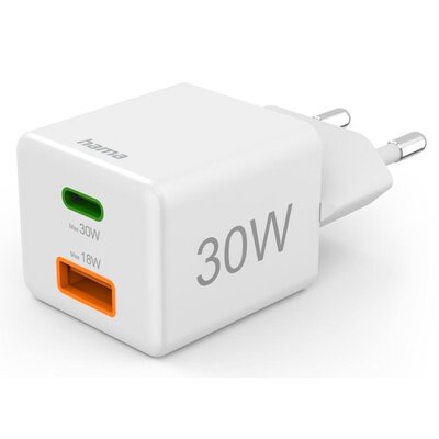 Ładowarka sieciowa HAMA Mini 30W PD/QC 201992