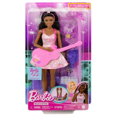 Lalka Barbie Kariera Gwiazda Popu HRG43