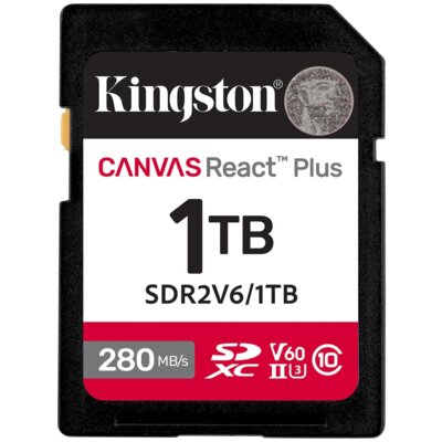 Karta pamięci KINGSTON Canvas React Plus SDXC 1TB