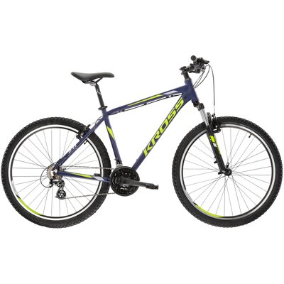 Rower górski MTB KROSS Hexagon 2.0 M17 27.5 cali męski Granatowo-żółty