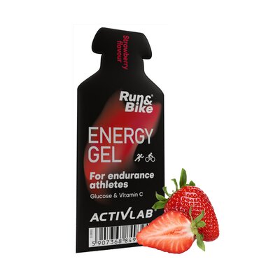 Żel energetyczny ACTIVLAB Run&Bike Energy Gel Truskawkowy (40 g)