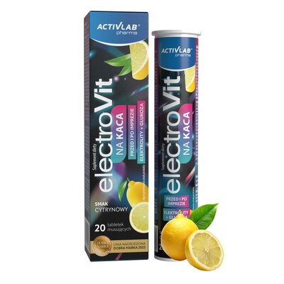 Elektrolity ACTIVLAB Na kaca Cytrynowy (20 tabletek)