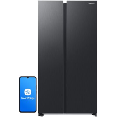 Lodówka SAMSUNG RS66DG815CB1EF Side by Side AI No Frost 178cm Grafitowa stal