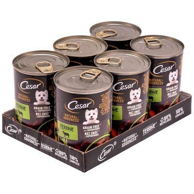 Karma dla psa CESAR Adult Jagnięcina 6 x 400 g