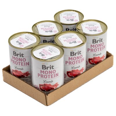 Karma dla psa BRIT Mono Protein Jagnięcina 6 x 400 g