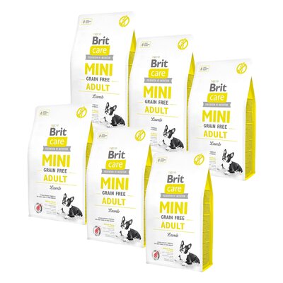Karma dla psa BRIT Care Mini Jagnięcina 6 x 2 kg