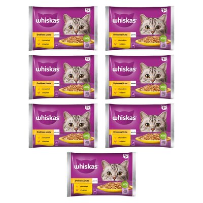 Karma dla kota WHISKAS Drobiowa Uczta (28 x 85 g)