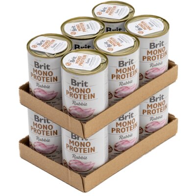 Karma dla psa BRIT Mono Protein Królik 12 x 400 g