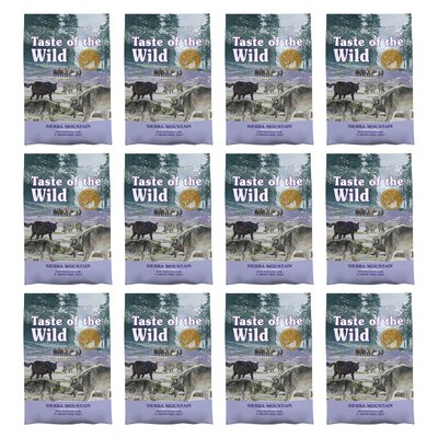 Karma dla psa TASTE OF THE WILD Sierra Mountain Jagnięcina 12 x 2 kg