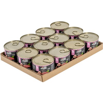 Karma dla kota PAN MIĘSKO Kurczak z cielęciną 12 x 200 g