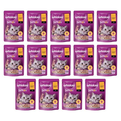 Karma dla kota WHISKAS Tasty Mix Indyk z jagnięciną 14 x 85 g