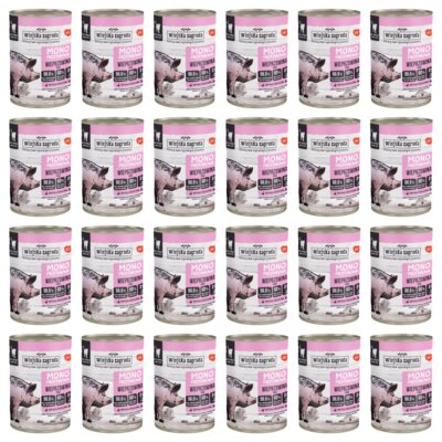 Karma dla kota WIEJSKA ZAGRODA Wieprzowina 24 x 400 g