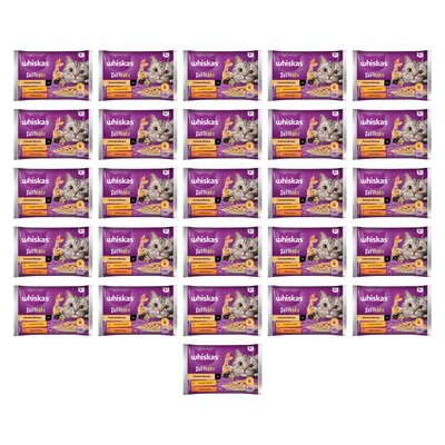 Karma dla kota WHISKAS Tasty Mix Jagnięcina z drobiem (104 x 85 g)