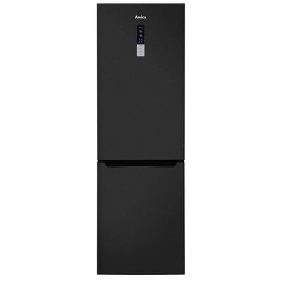 Lodówka AMICA FK3776.2DFZHC No frost 200cm Czarna