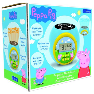 Zabawka budzik z projektorem LEXIBOOK Świnka Peppa RL977PP