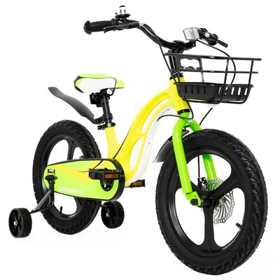 Rower dziecięcy GERMINA Magnesium 16 cali Żółty