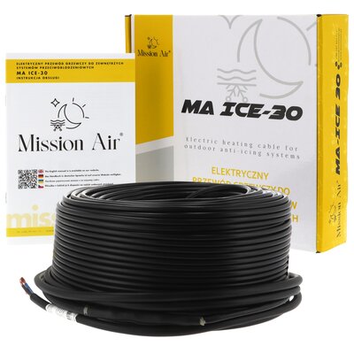 Фото - Електрична тепла підлога Mission Air Kabel grzewczy przeciwoblodzeniowy zewnętrzny  MA ICE-30 W/m 70 