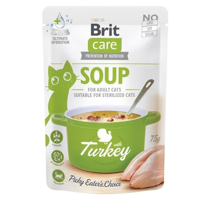 Karma dla kota BRIT CARE Soup z indykiem 75 g