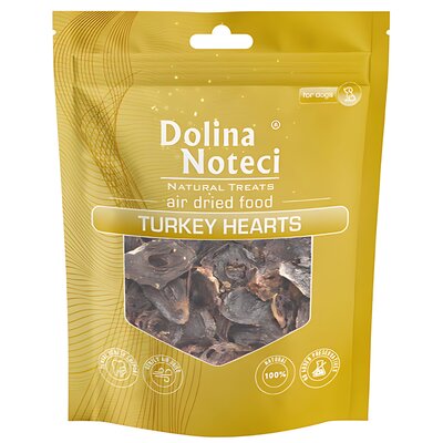 Przysmak dla psa DOLINA NOTECI Natural Treats Serca z indyka 170 g