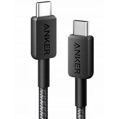 Kabel USB-C - USB-C ANKER 60W 0.9 m Czarny