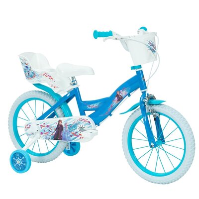 Rower dziecięcy HUFFY Disney Kraina Lodu 14 cali dla dziewczynki Niebieski