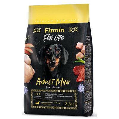 Фото - Корм для собак Fitmin Karma dla psa  Dog For Life Adult Mini 2.5 kg 