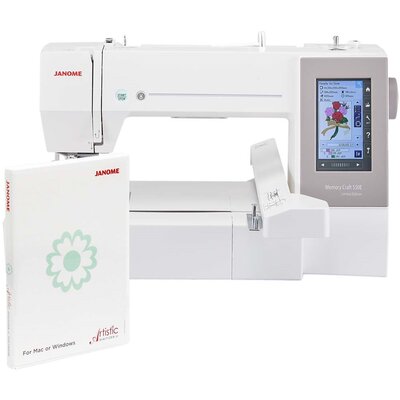 Hafciarka JANOME MC550E + program JANOME ARTISTIC DIGITIZER JR