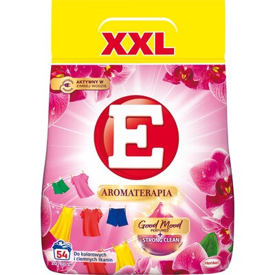 Proszek do prania E Aromaterapia Orchidea 2.97 kg do kolorowych i czarnych tkanin