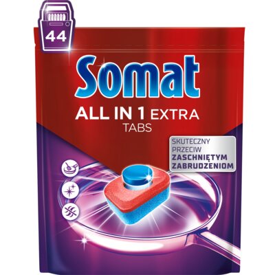 Tabletki do zmywarek SOMAT All in One Extra - 44 szt.