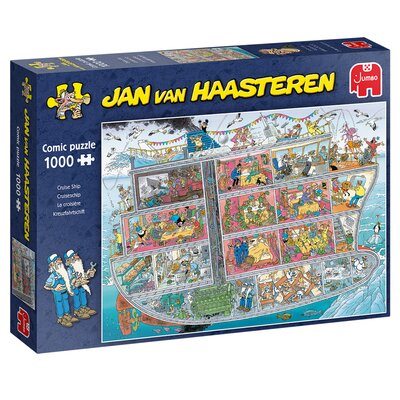 Puzzle JUMBO Jan Van Haasteren Statek wycieczkowy 20021 (1000 elementów)