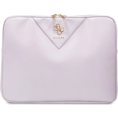 Etui na laptopa GUESS Triangle 4G 13-14 cali Fioletowy