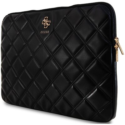 Etui na laptopa GUESS Quilted 4G 15-16 cali Czarny