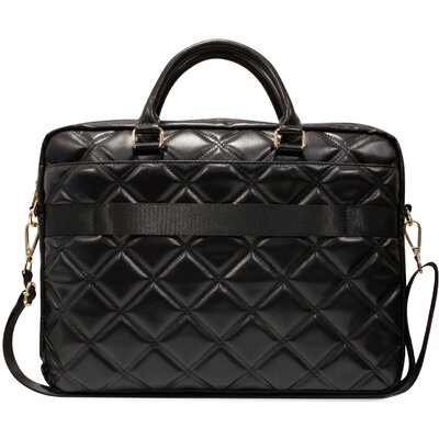 Torba na laptopa GUESS Quilted 4G 16 cali Czarny