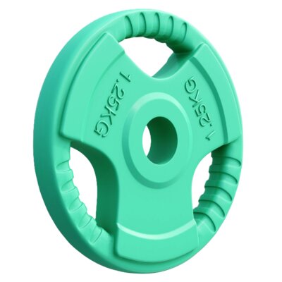 Obciążenie GORILLA SPORTS Grip 30/31 (1.25 kg) Miętowy