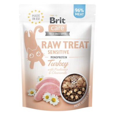 Przysmak dla kota BRIT Raw Treat Cat Sensitive Indyk 40 g