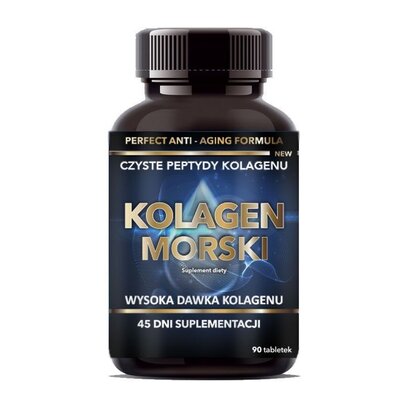 Фото - Вітаміни й мінерали Kolagen INTENSON Morski  Morski (90 tabletek)