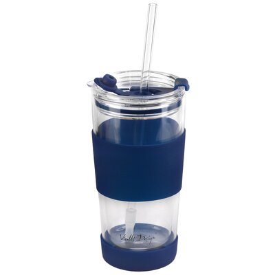 Kubek termiczny VIALLI DESIGN Fuori Granatowy 600 ml