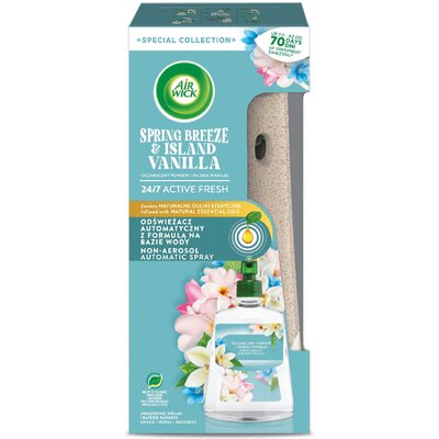 Odświeżacz powietrza AIR WICK Active Fresh Oceaniczny powiew i rajska wanilia 228 ml
