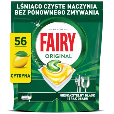 Kapsułki do zmywarki FAIRY Original All in One Lemon - 56 szt.