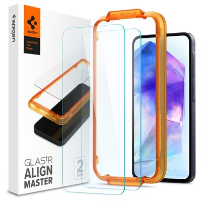 Szkło hartowane SPIGEN Alm Glas.Tr do Samsung Galaxy A55 5G (2szt.)