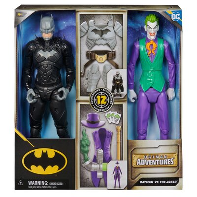 Zdjęcia - Figurka / zabawka transformująca Spin Master Zestaw figurek  Batman vs Joker DC Comics + akcesoria 