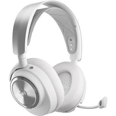 Słuchawki STEELSERIES Arctis Nova Pro Wireless X, Nauszne, ANC, Dźwięk przestrzenny Biały